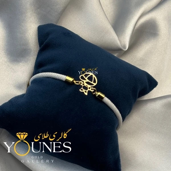 دستبند پسر بچه طلا لیزری